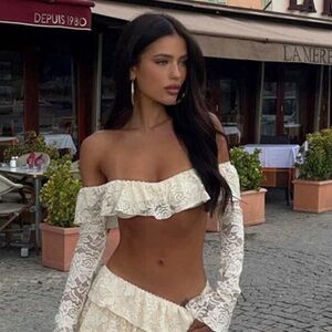 NWT Outcast Piette Top Cream